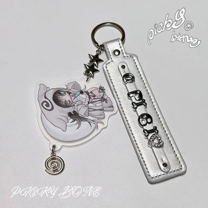 Pickybone Roll House Keychain