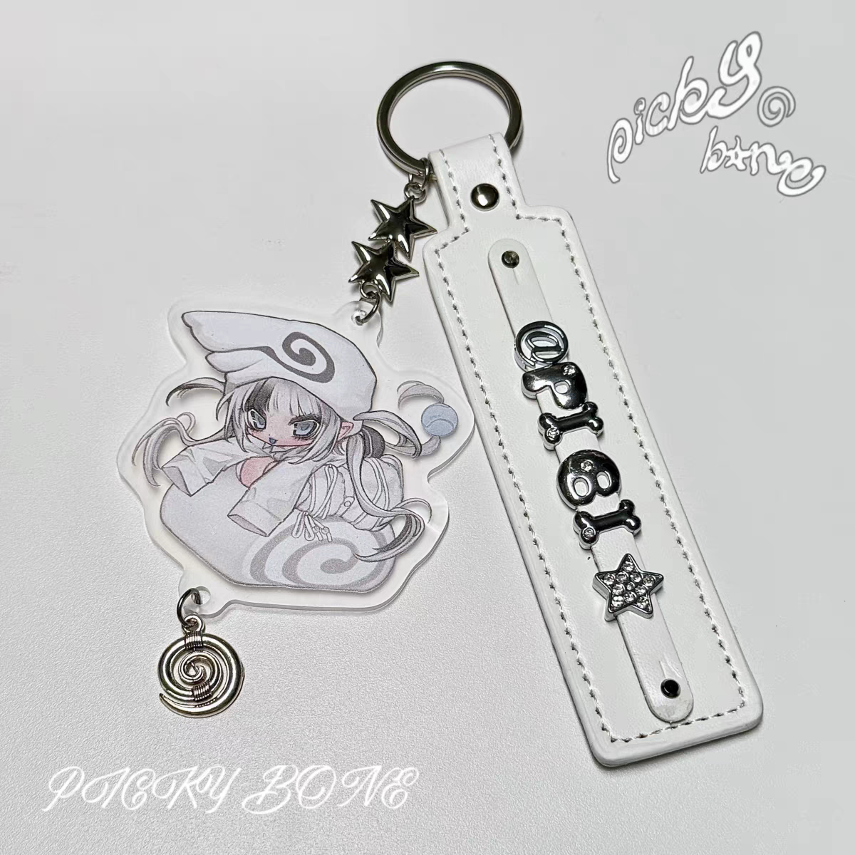 Pickybone Roll House Keychain