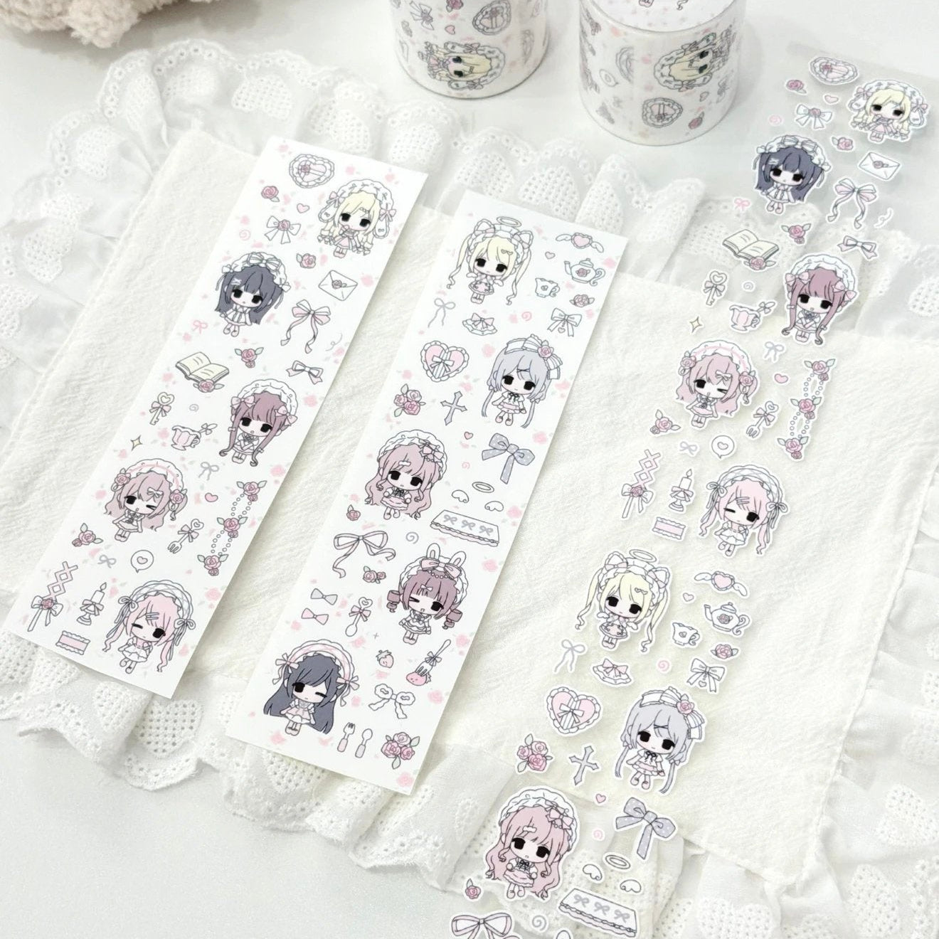 [Xiaoci] Rose Diary Kiss Cut Tape