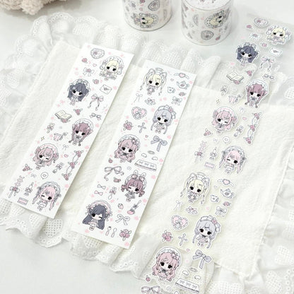 [Xiaoci] Rose Diary Kiss Cut Tape