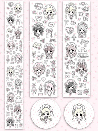 [Xiaoci] Rose Diary Kiss Cut Tape