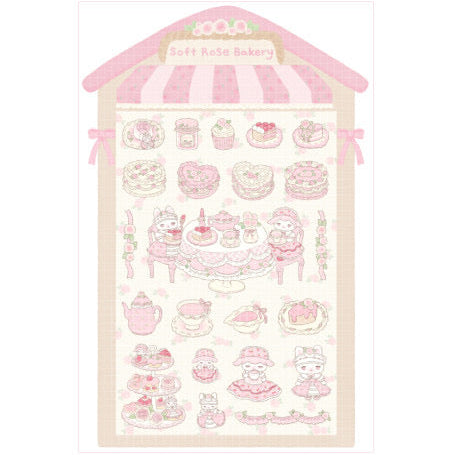 Berryheart Soft Rose Bakery Sticker