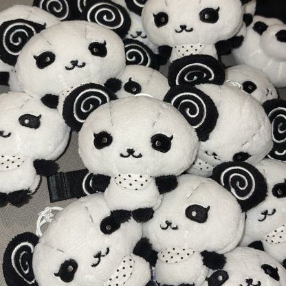 [Ribbon Honey] Panda Plush Keychain