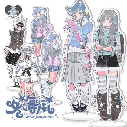 [Cacacerulean] Winter Season Wind Acrylic Standees