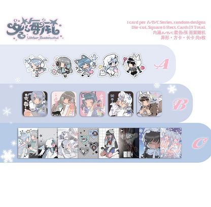 [Cacacerulean] Winter Season Wind Random Card Set