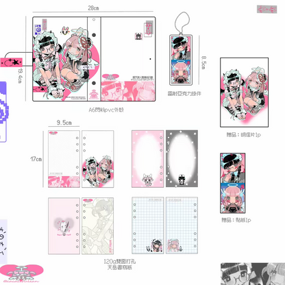 [Cacacerulean] A6 Binder & Refill Set