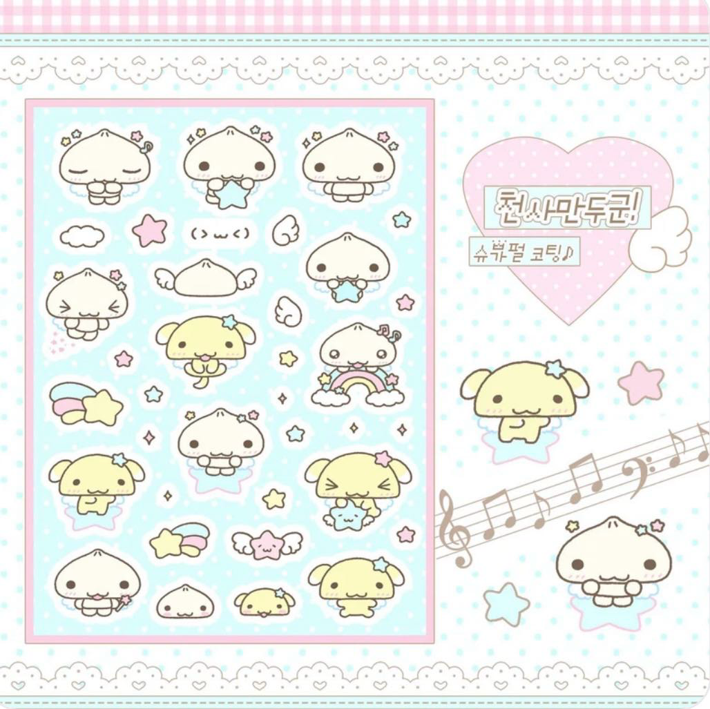 Wansoclub Angel Baozi Sticker