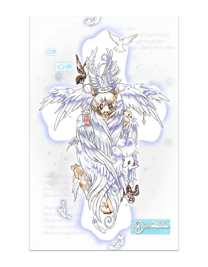 [Oliwa] Born Form Wings Fabric Poster