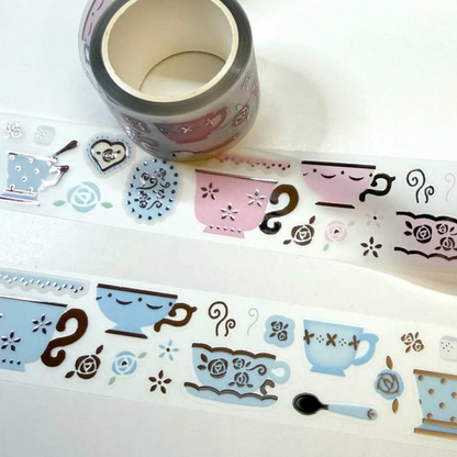 Slow Stuff Rose Tea Kiss Cut Tape