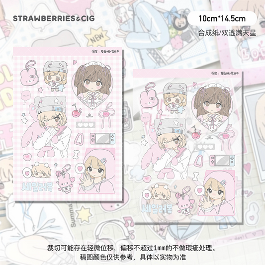 [Strawberries&Cig] Himono-onna Sticker