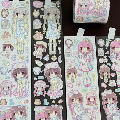 Lajiaoyou Angel Nurse Kiss Cut Tape