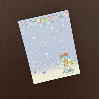 [Oooctopus] Snow Memo Pad