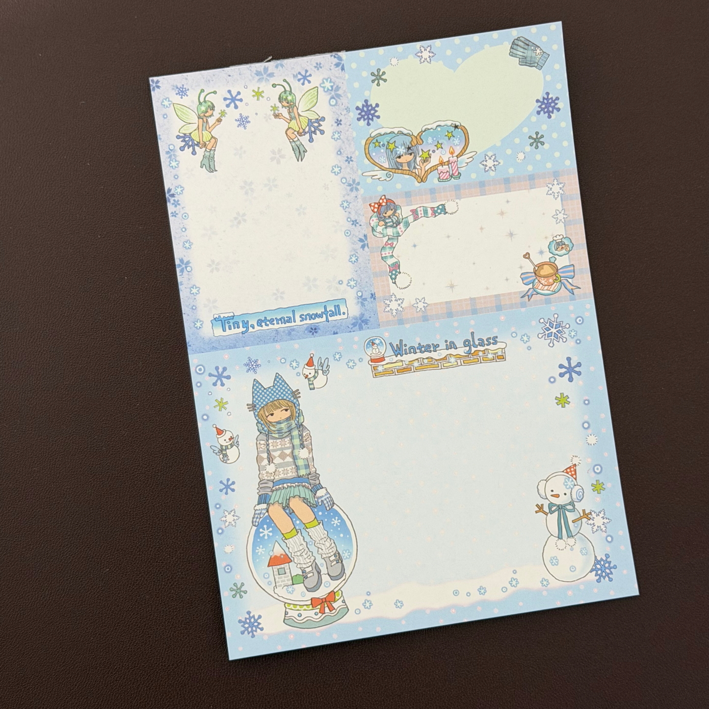 [Oooctopus] Snow Memo Pad