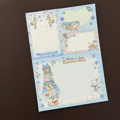 [Oooctopus] Snow Memo Pad