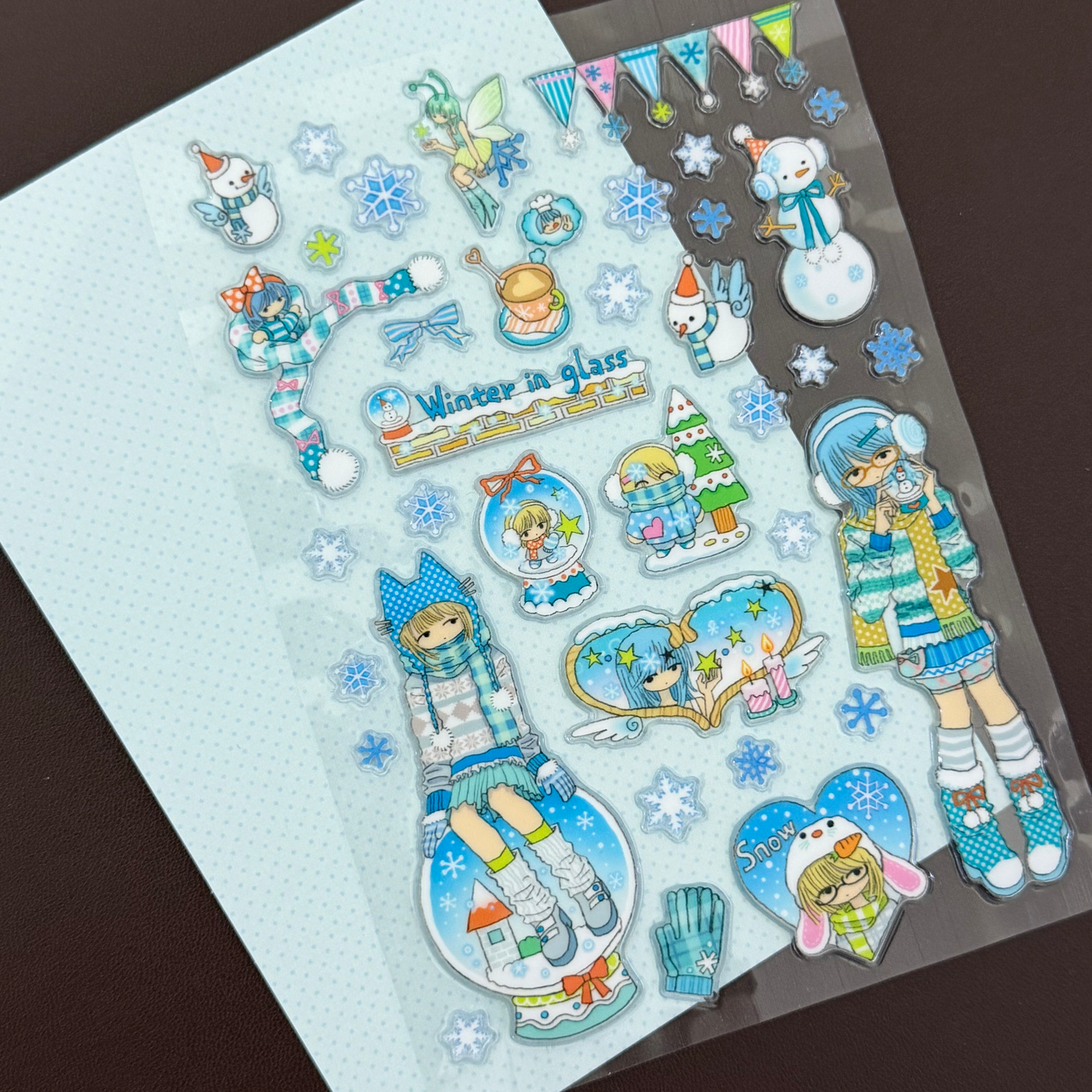 [Oooctopus] Snow Puffy Sticker