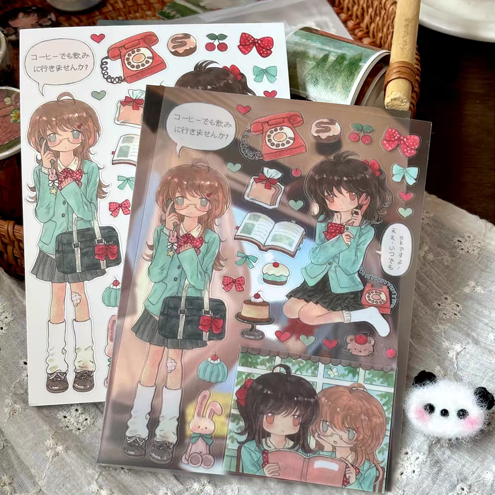 [Lighted Snow] Mint Sticker