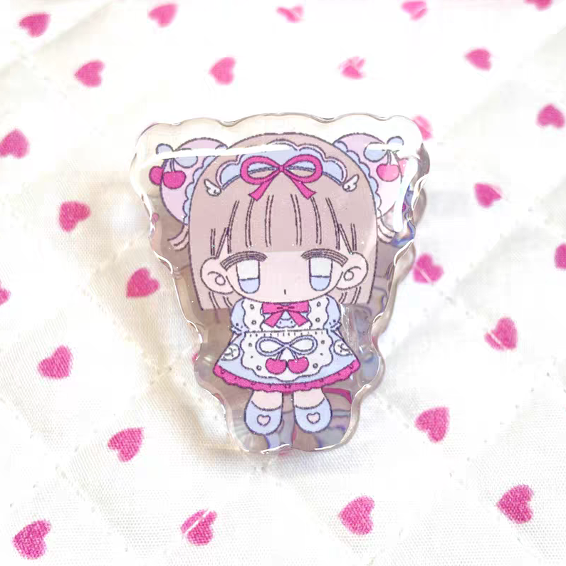 [Rian] Pink Swirl Clip