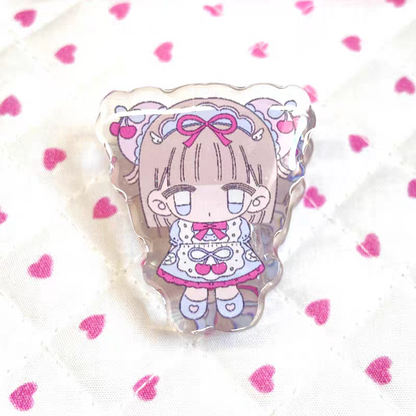 [Rian] Pink Swirl Clip