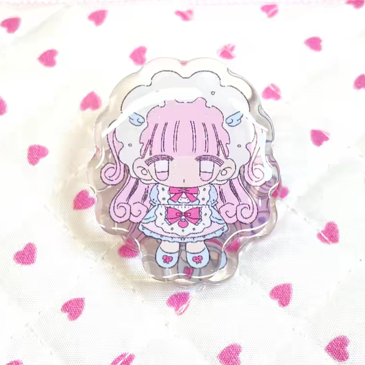 [Rian] Pink Swirl Clip