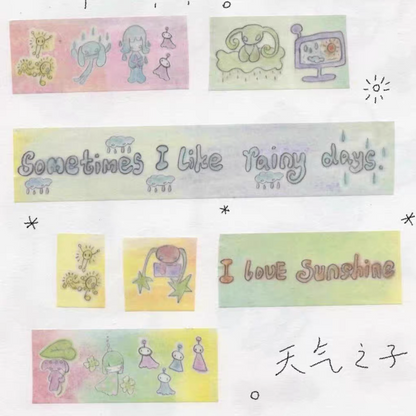 [Agnello] Weather Child Washi Tape
