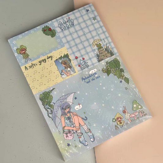 [Oooctopus] Rainy Season Memo Pad