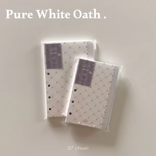 [21chuan] A7/M5 Pure White Oath Refill Page