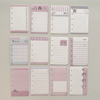 [21chuan] A7/M5 Flufflog Refill Page Set B