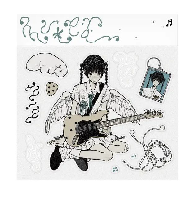 [Jinjeo] Muted Tape Sticker Pack
