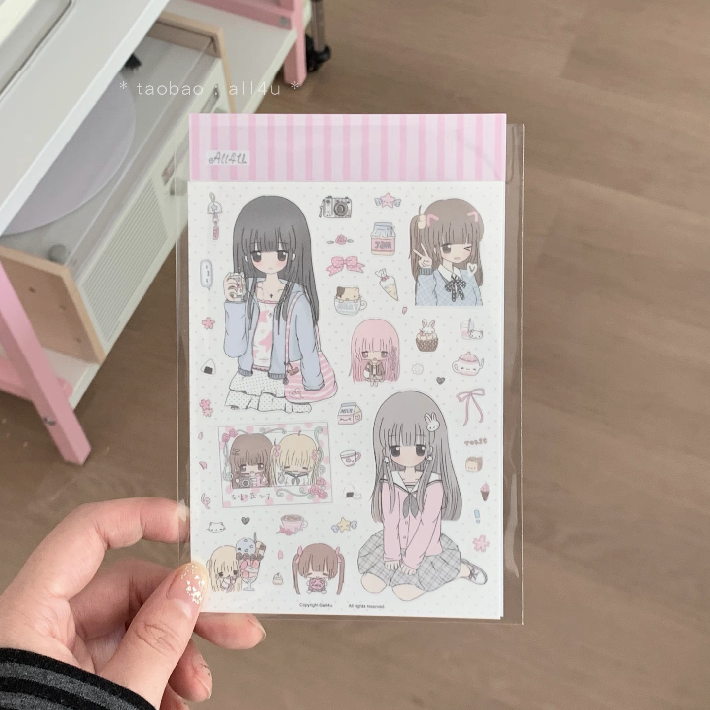 [All4u] Picnic Sticker