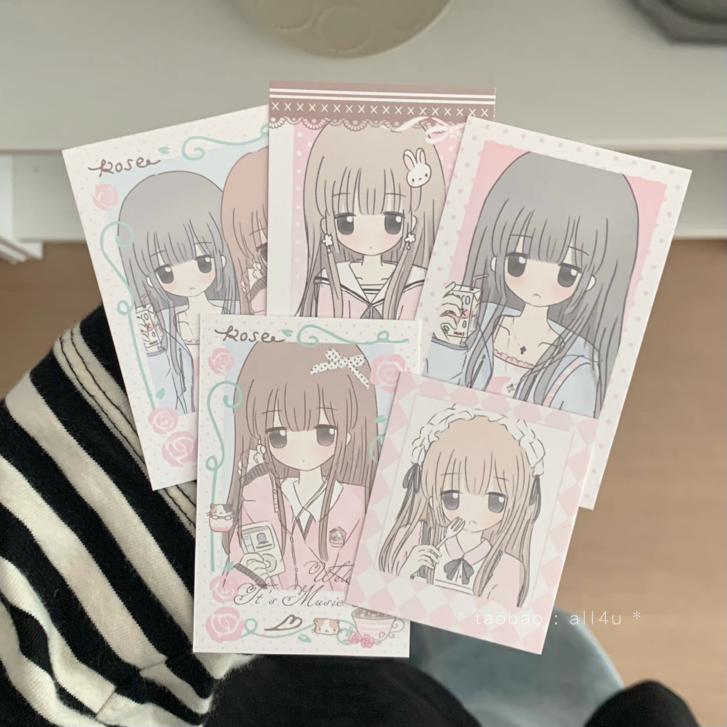 [All4u] Flower Letter Car Set