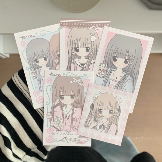 [All4u] Flower Letter Car Set