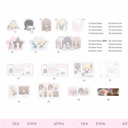[All4u] Dessert Time Card Set
