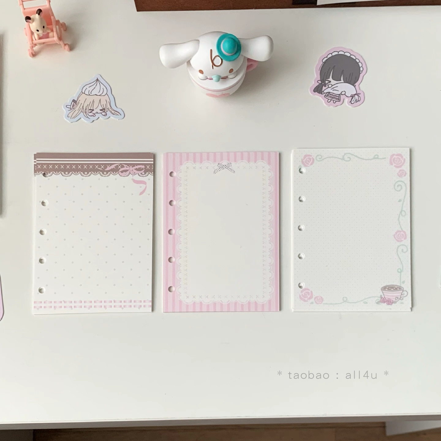 [All4u] A7/M5 Flower Letter Refill Page