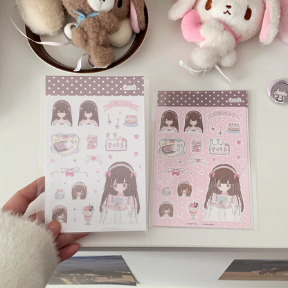 [All4u] Strawberry Milk Sticker