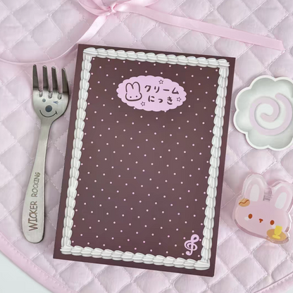 [PakuPaku] A6 Cream Notebook