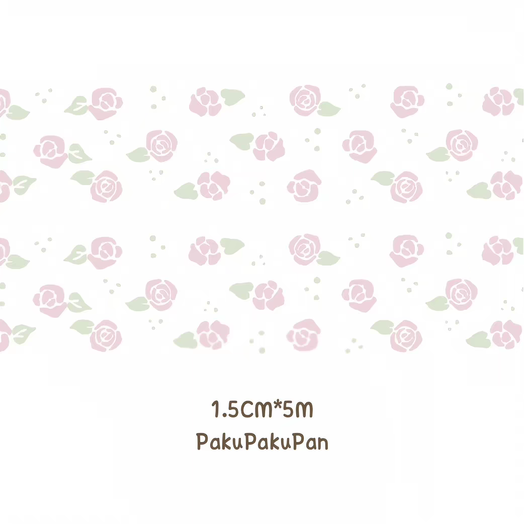 [PakuPaku] Rose Lace Washi Tape
