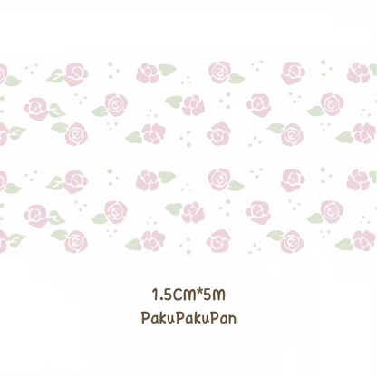 [PakuPaku] Rose Lace Washi Tape