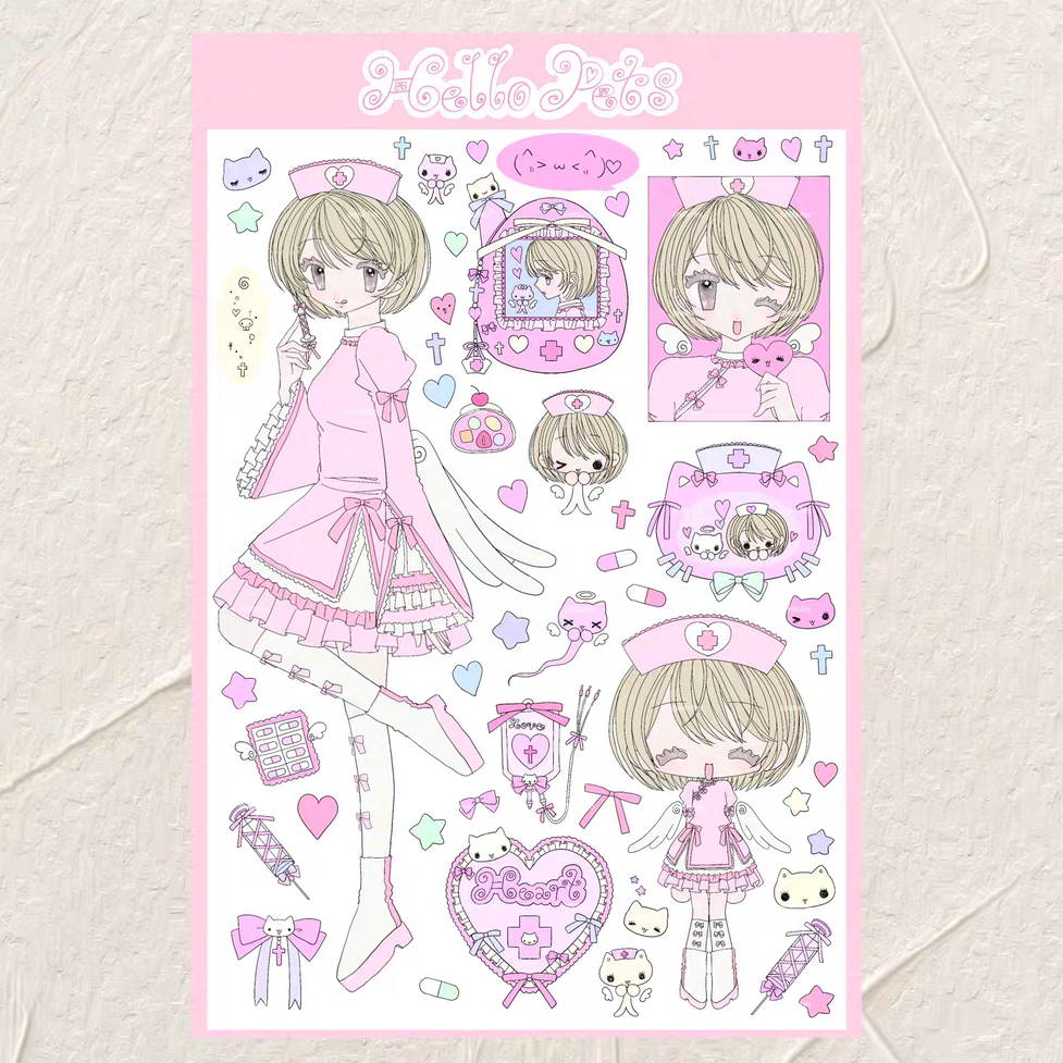 [Cutie Pie] Nurse Sticker