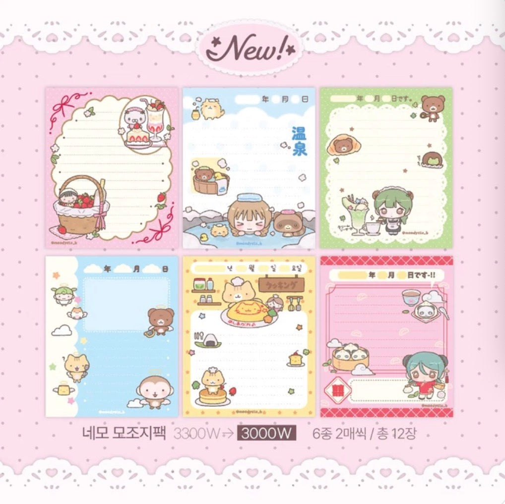 [Moodyclub] Square Sticker Pack