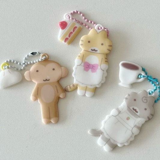 [ahchuucoco] Animal Keychain