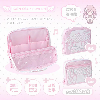 (Pre-Order) RosyPosy & Pumpum Pencil Bag