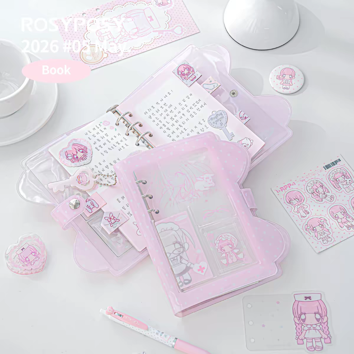 (Pre-Order) RosyPosy & Pumpum A6per Cat Binder