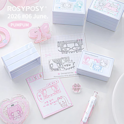 (Pre-Order) RosyPosy & Pumpum Big Stamp