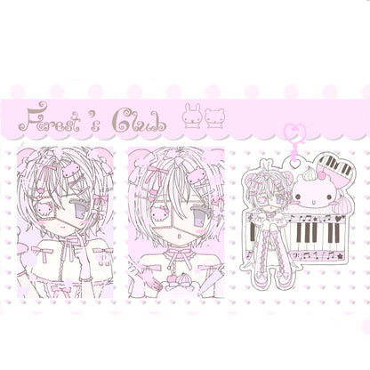 [Cutie Pie] Keyring & Card Set