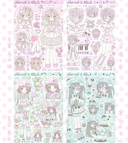 [Cutie Pie] Sticker Sheet