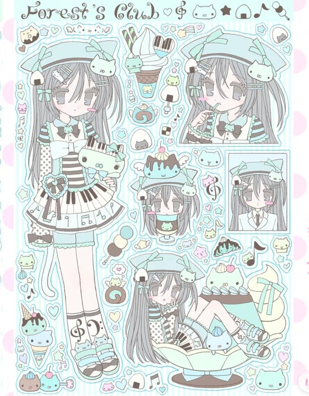 [Cutie Pie] Sticker Sheet