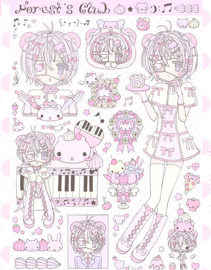 [Cutie Pie] Sticker Sheet