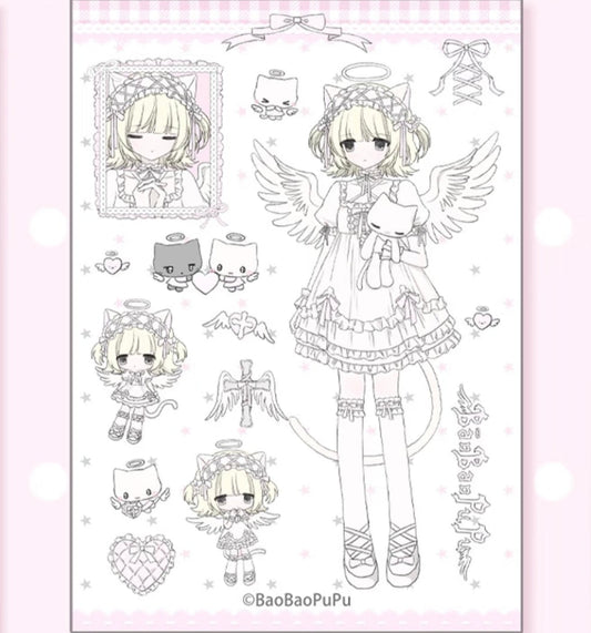 [BaoBaoPuPu] Sticker Sheet #2