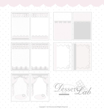 221 Dessert Lab M5 Lace Tea Party Refill Page 25p