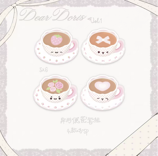 [Dear Doris] Coffe Cup Memo Pad